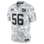 New York Giants mens nike lawrence taylor arctic camo new york giants 2024 salute to service retired player limited jersey | Giants Shop
