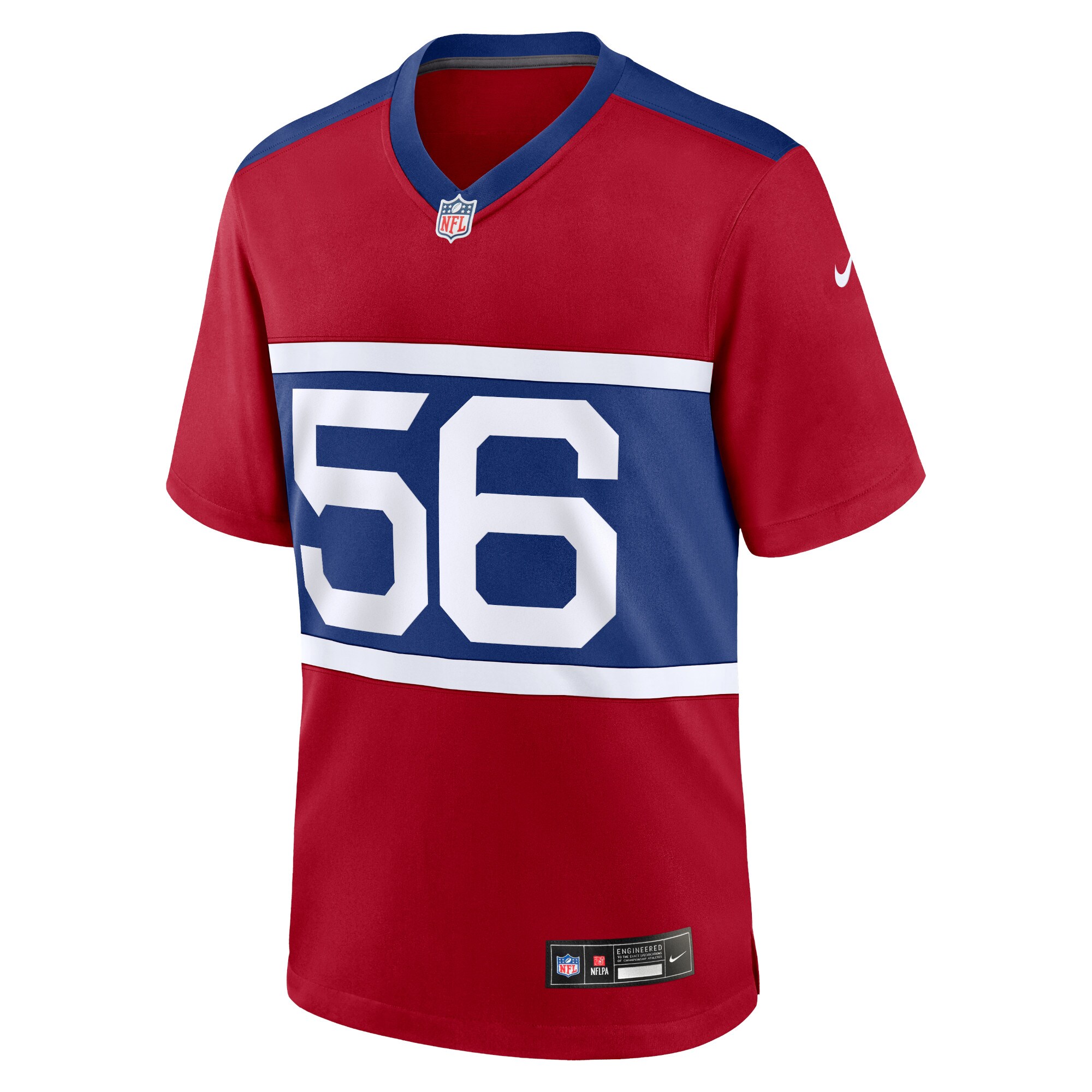 New York Giants mens nike lawrence taylor century red new york giants alternate retired player game jersey | Giants Shop