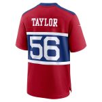 New York Giants mens nike lawrence taylor century red new york giants alternate retired player game jersey | Giants Shop