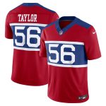 New York Giants mens nike lawrence taylor century red new york giants alternate vapor f.u.s.e. retired player limited jersey | Giants Shop