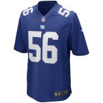 New York Giants mens nike lawrence taylor royal new york giants game retired player jersey | Giants Shop