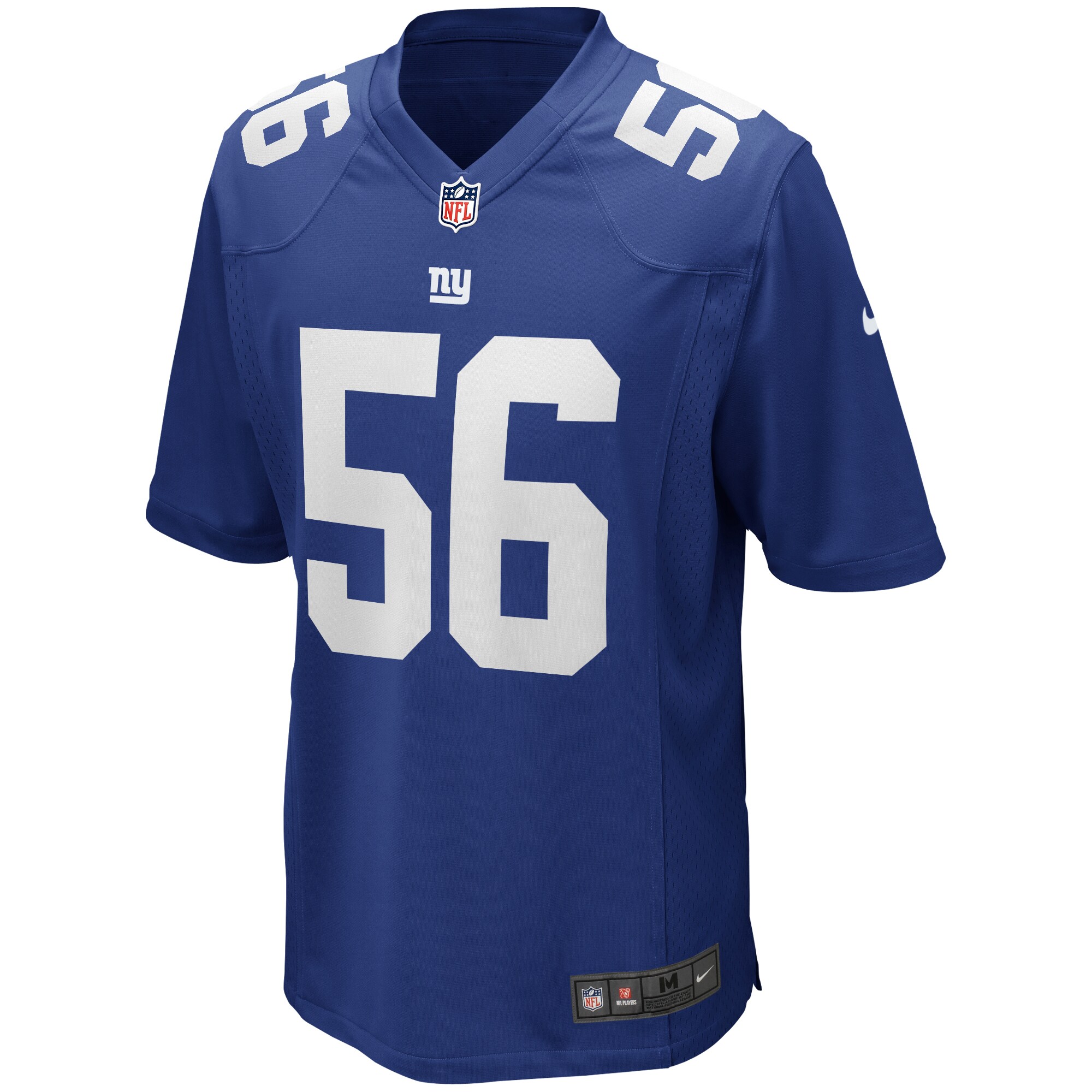 New York Giants mens nike lawrence taylor royal new york giants game retired player jersey | Giants Shop
