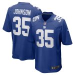 New York Giants mens nike leonard johnson royal new york giants game player jersey | Giants Shop