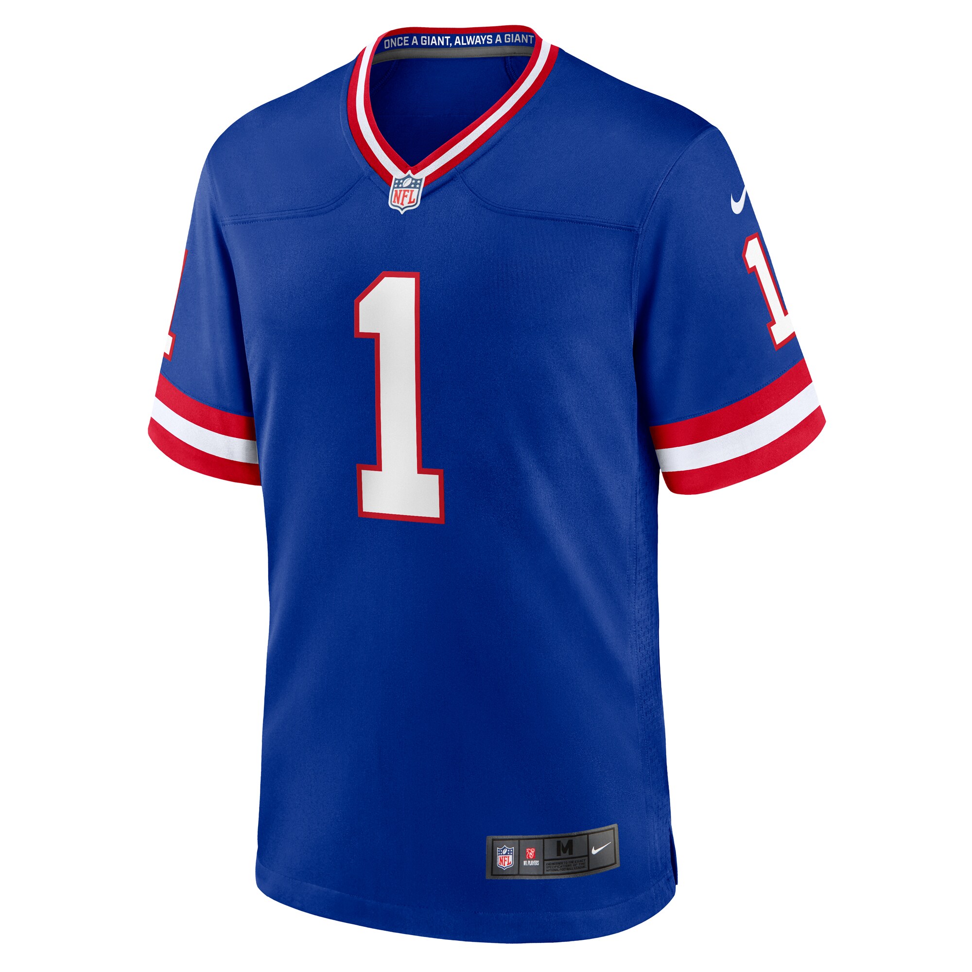 New York Giants mens nike malik nabers royal new york giants 2nd alternate game jersey | Giants Shop