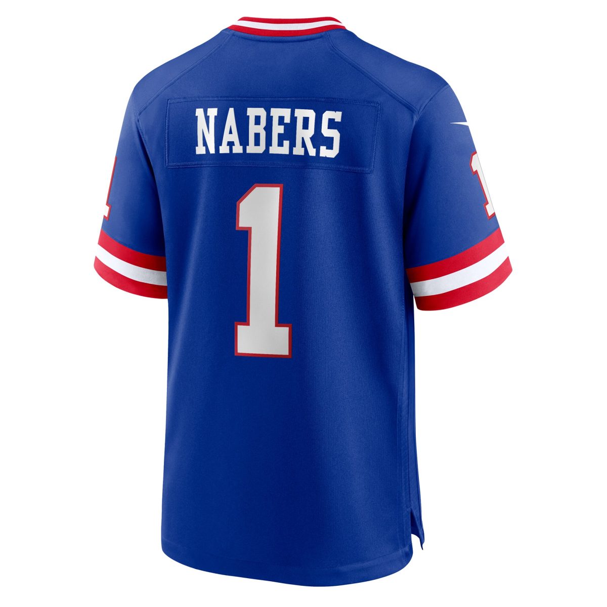 New York Giants mens nike malik nabers royal new york giants 2nd alternate game jersey | Giants Shop