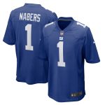 New York Giants mens nike malik nabers royal new york giants player game jersey | Giants Shop