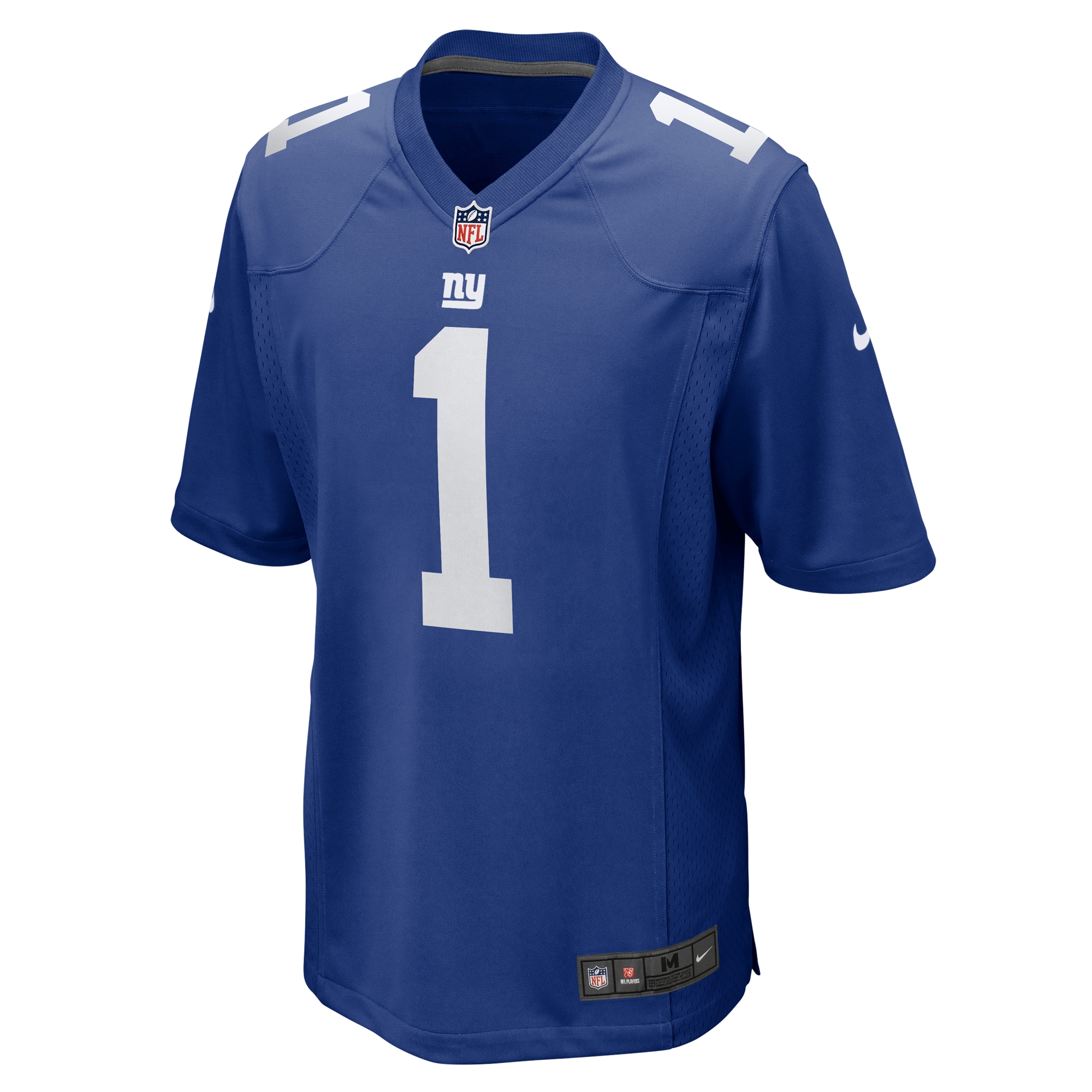 New York Giants mens nike malik nabers royal new york giants player game jersey | Giants Shop