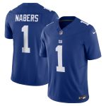 New York Giants mens nike malik nabers royal new york giants vapor f.u.s.e. limited jersey | Giants Shop