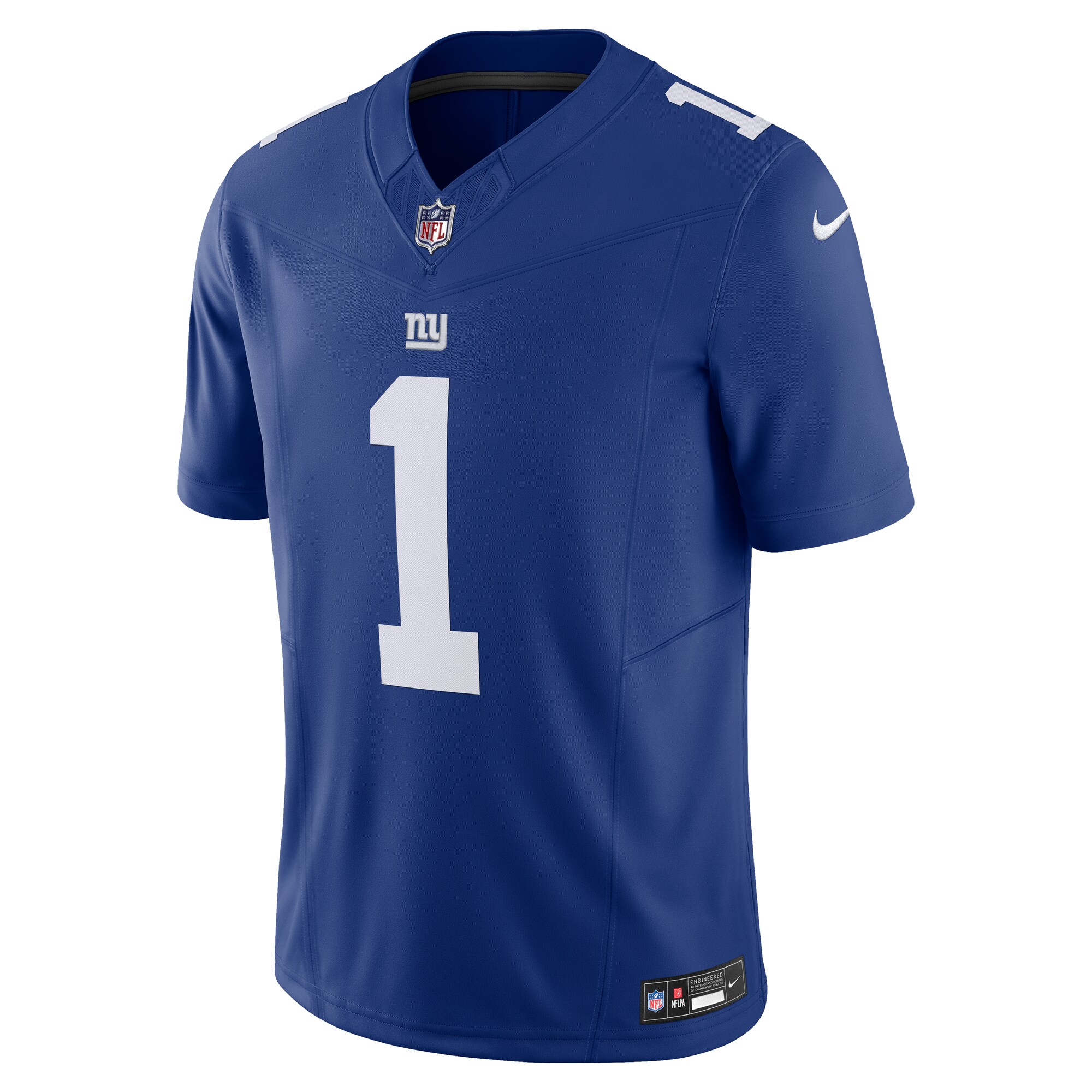 New York Giants mens nike malik nabers royal new york giants vapor f.u.s.e. limited jersey | Giants Shop