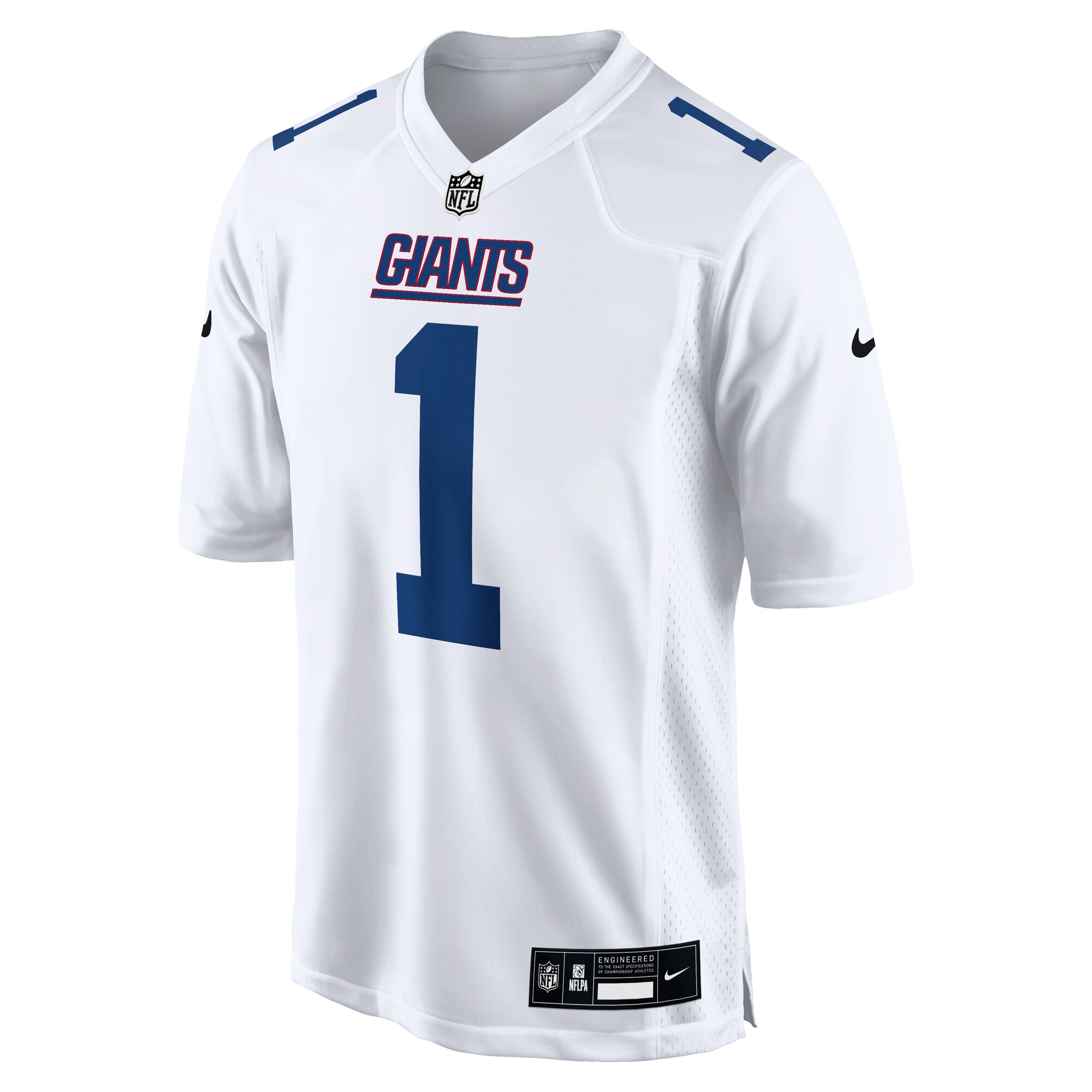New York Giants mens nike malik nabers tundra white new york giants fashion jersey | Giants Shop