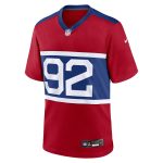 New York Giants mens nike michael strahan century red new york giants alternate retired player game jersey | Giants Shop