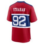 New York Giants mens nike michael strahan century red new york giants alternate retired player game jersey | Giants Shop