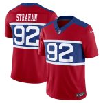 New York Giants mens nike michael strahan century red new york giants alternate vapor f.u.s.e. retired player limited jersey | Giants Shop