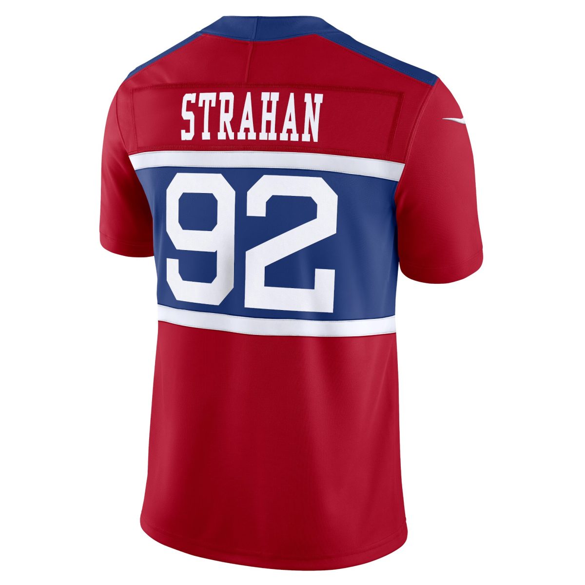 New York Giants mens nike michael strahan century red new york giants alternate vapor f.u.s.e. retired player limited jersey | Giants Shop