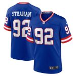 New York Giants mens nike michael strahan royal new york giants classic retired player game jersey | Giants Shop