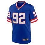 New York Giants mens nike michael strahan royal new york giants classic retired player game jersey | Giants Shop