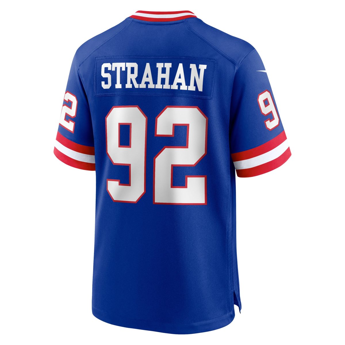 New York Giants mens nike michael strahan royal new york giants classic retired player game jersey | Giants Shop