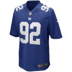 New York Giants mens nike michael strahan royal new york giants game retired player jersey | Giants Shop