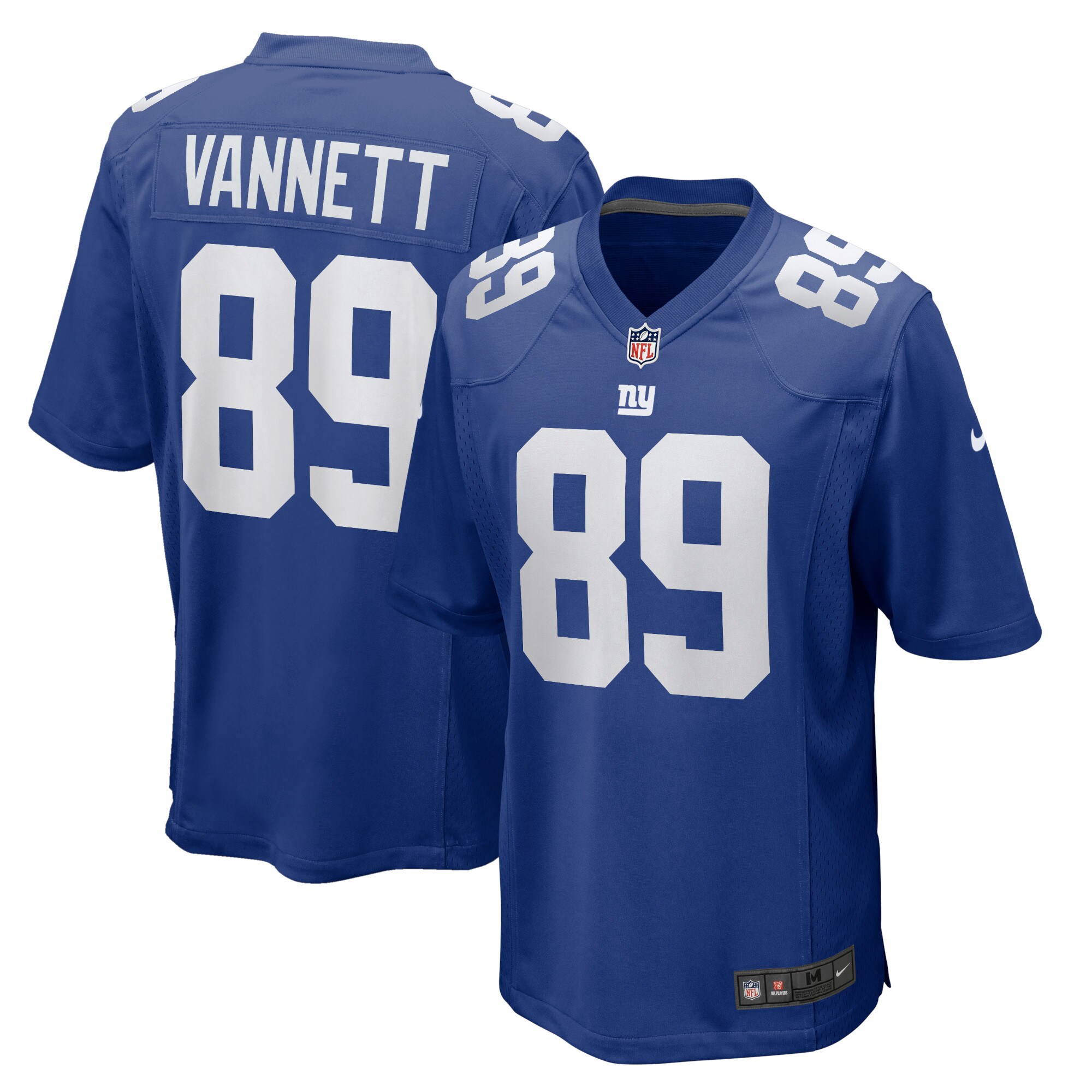 New York Giants mens nike nick vannett royal new york giants home game player jersey | Giants Shop
