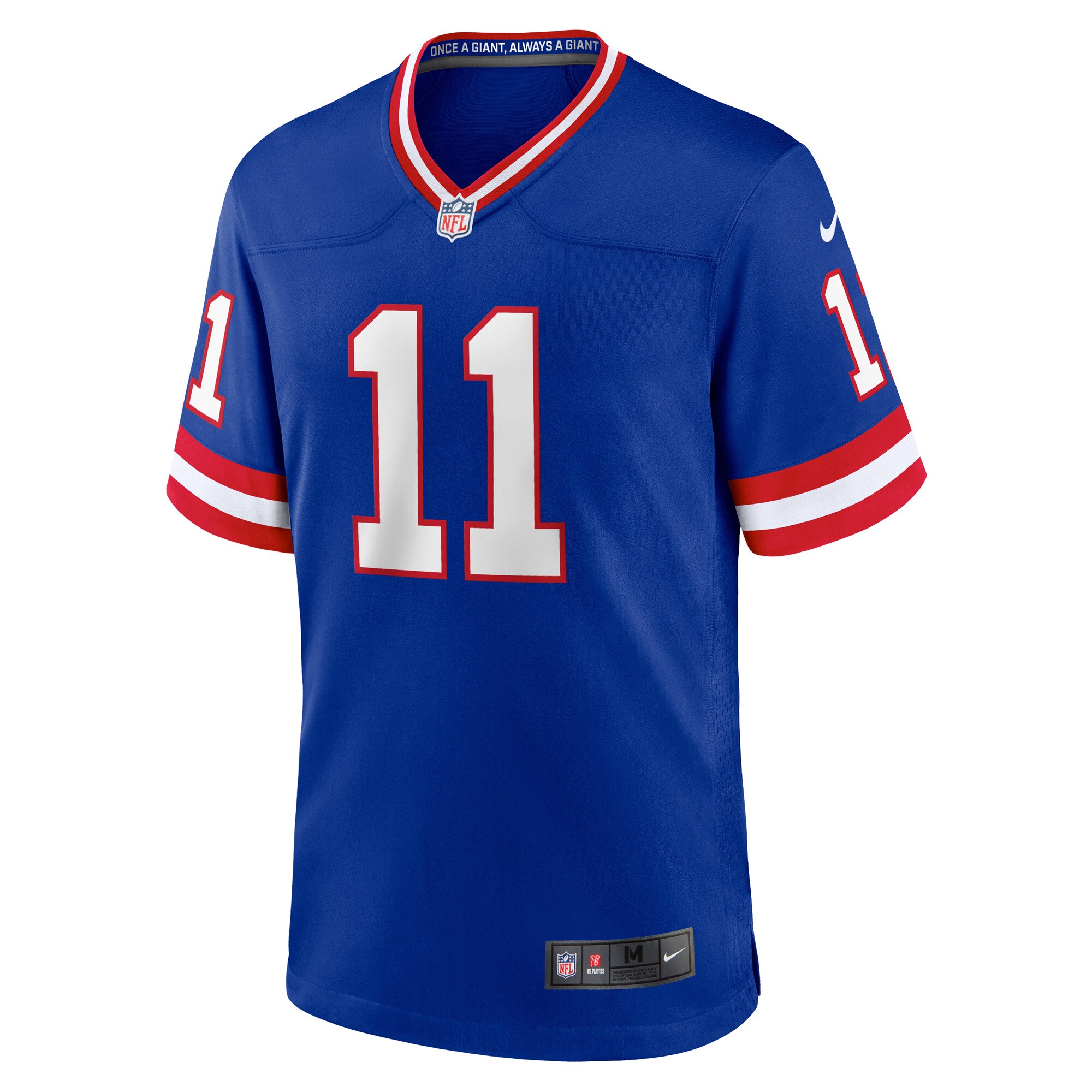 New York Giants mens nike phil simms royal new york giants classic retired player game jersey | Giants Shop