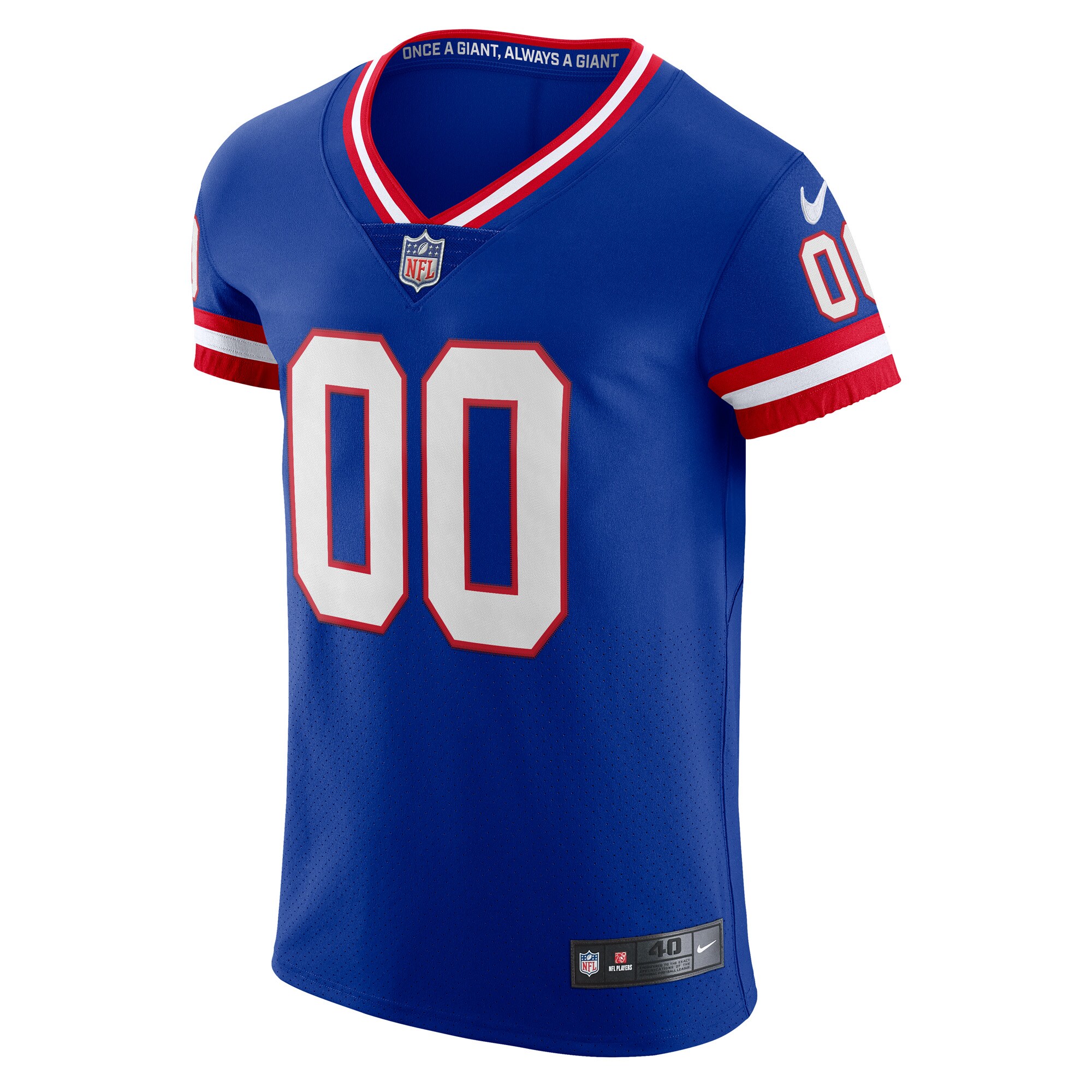 New York Giants mens nike royal new york giants classic vapor elite custom jersey | Giants Shop
