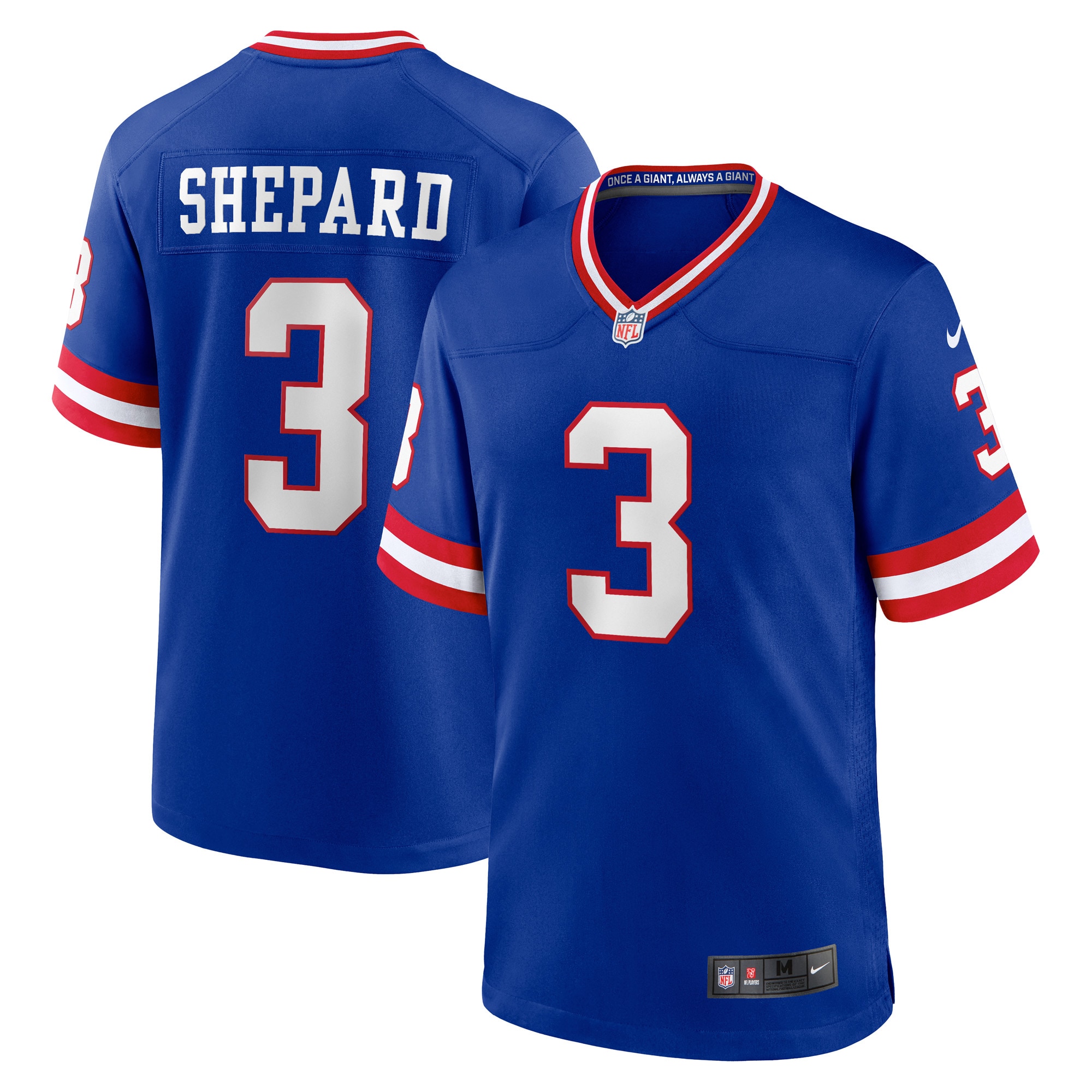 New York Giants mens nike sterling shepard royal new york giants classic player game jersey | Giants Shop
