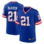 New York Giants mens nike tiki barber royal new york giants classic retired player game jersey | Giants Shop