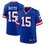 New York Giants mens nike tommy devito royal new york giants alternate player game jersey | Giants Shop