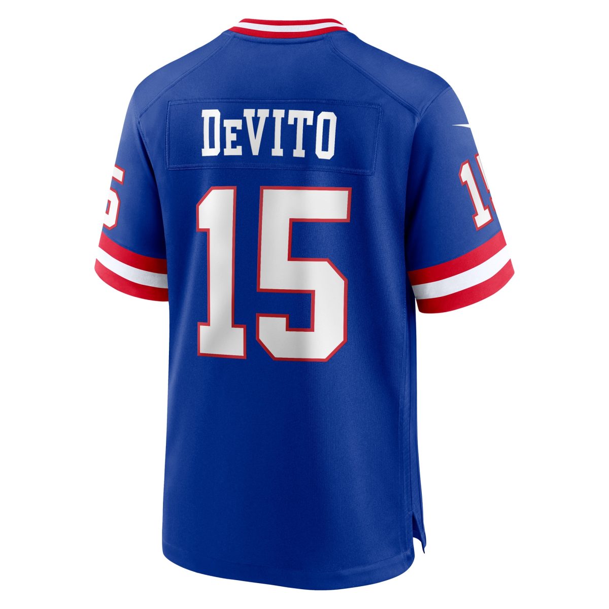 New York Giants mens nike tommy devito royal new york giants alternate player game jersey | Giants Shop