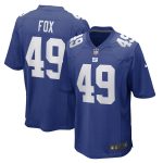 New York Giants mens nike tomon fox royal new york giants game player jersey | Giants Shop