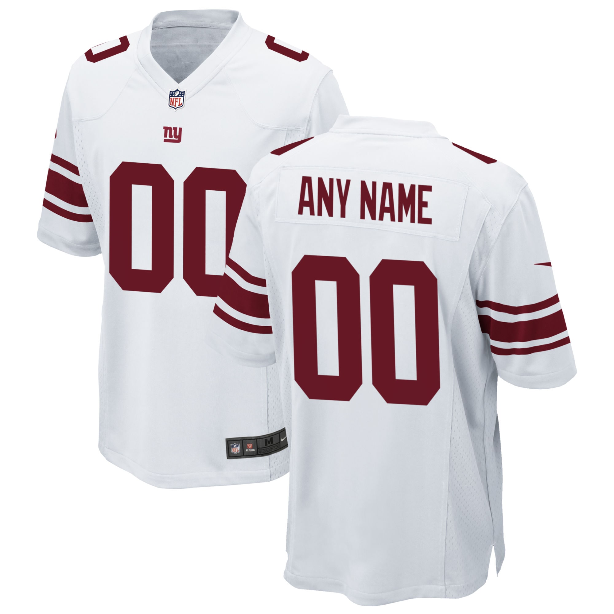 New York Giants mens nike white new york giants custom game jersey | Giants Shop