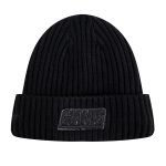 New York Giants mens pro standard new york giants triple black cuffed knit hat | Giants Shop