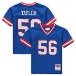 New York Giants preschool mitchell  ness lawrence taylor royal new york giants retired legacy jersey | Giants Shop