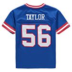 New York Giants preschool mitchell  ness lawrence taylor royal new york giants retired legacy jersey | Giants Shop