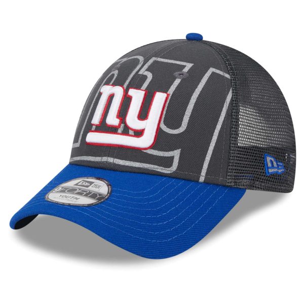 New York Giants preschool new era graphiteroyal new york giants reflect 9forty adjustable hat | Giants Shop
