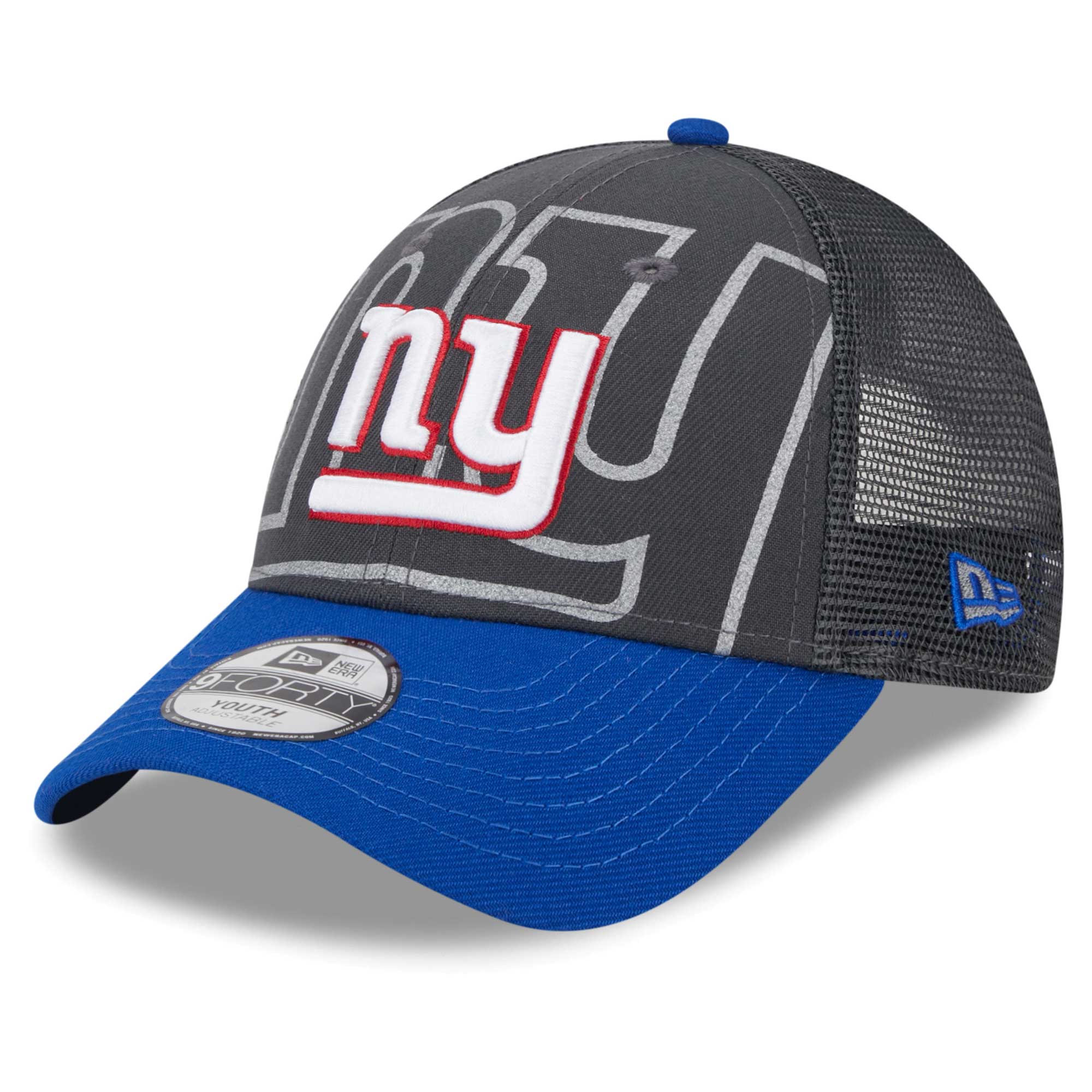 New York Giants preschool new era graphiteroyal new york giants reflect 9forty adjustable hat | Giants Shop