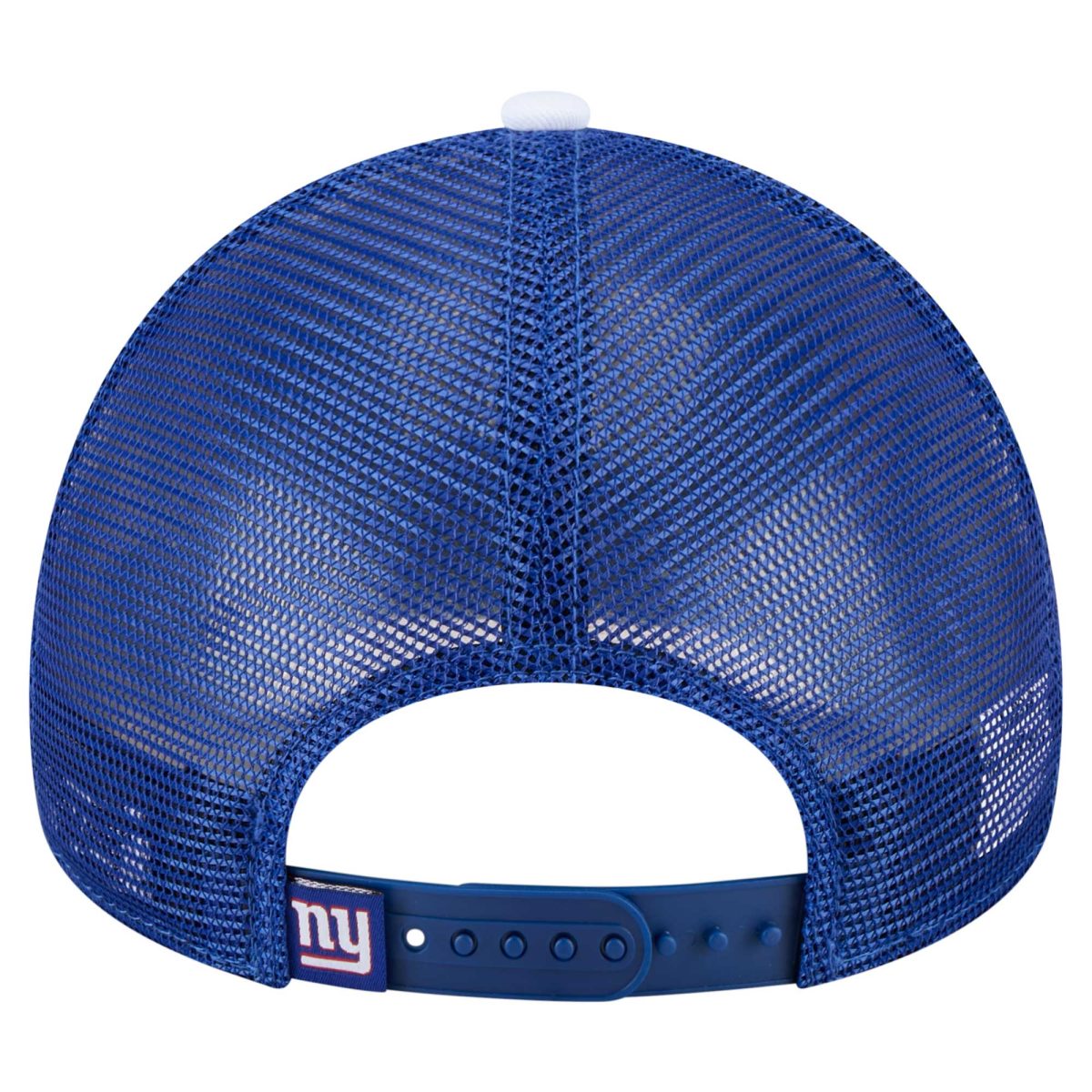 New York Giants preschool new era royal new york giants sport night color block 9forty a-frame trucker adjustable hat | Giants Shop