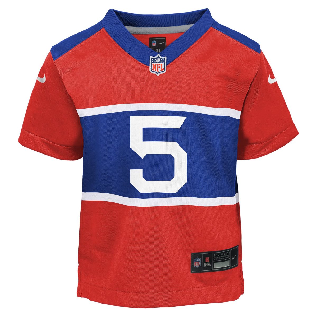 New York Giants preschool nike kayvon thibodeaux century red new york giants alternate player game jersey | Giants Shop