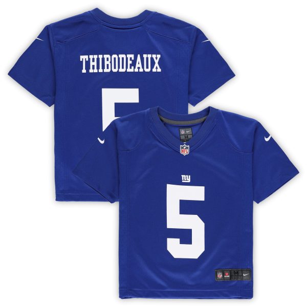New York Giants preschool nike kayvon thibodeaux royal new york giants game jersey | Giants Shop