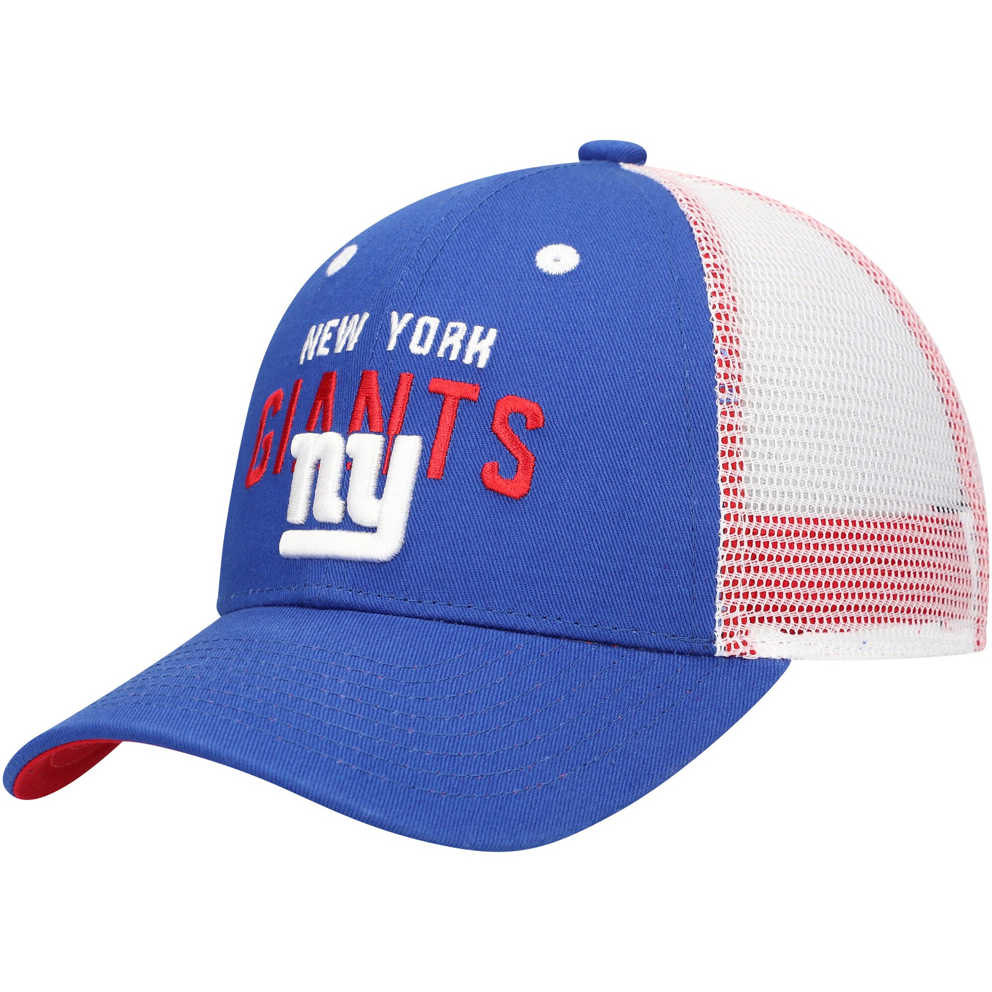New York Giants preschool royal new york giants core lockup trucker adjustable hat | Giants Shop