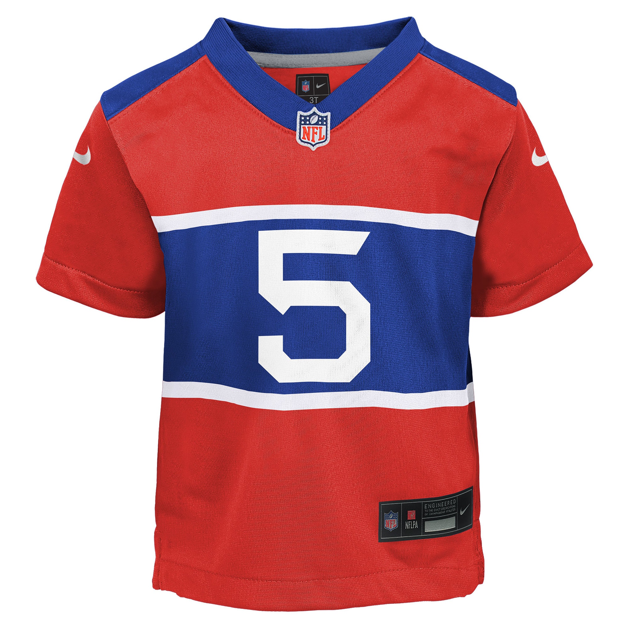 New York Giants toddler nike kayvon thibodeaux century red new york giants alternate player game jersey | Giants Shop