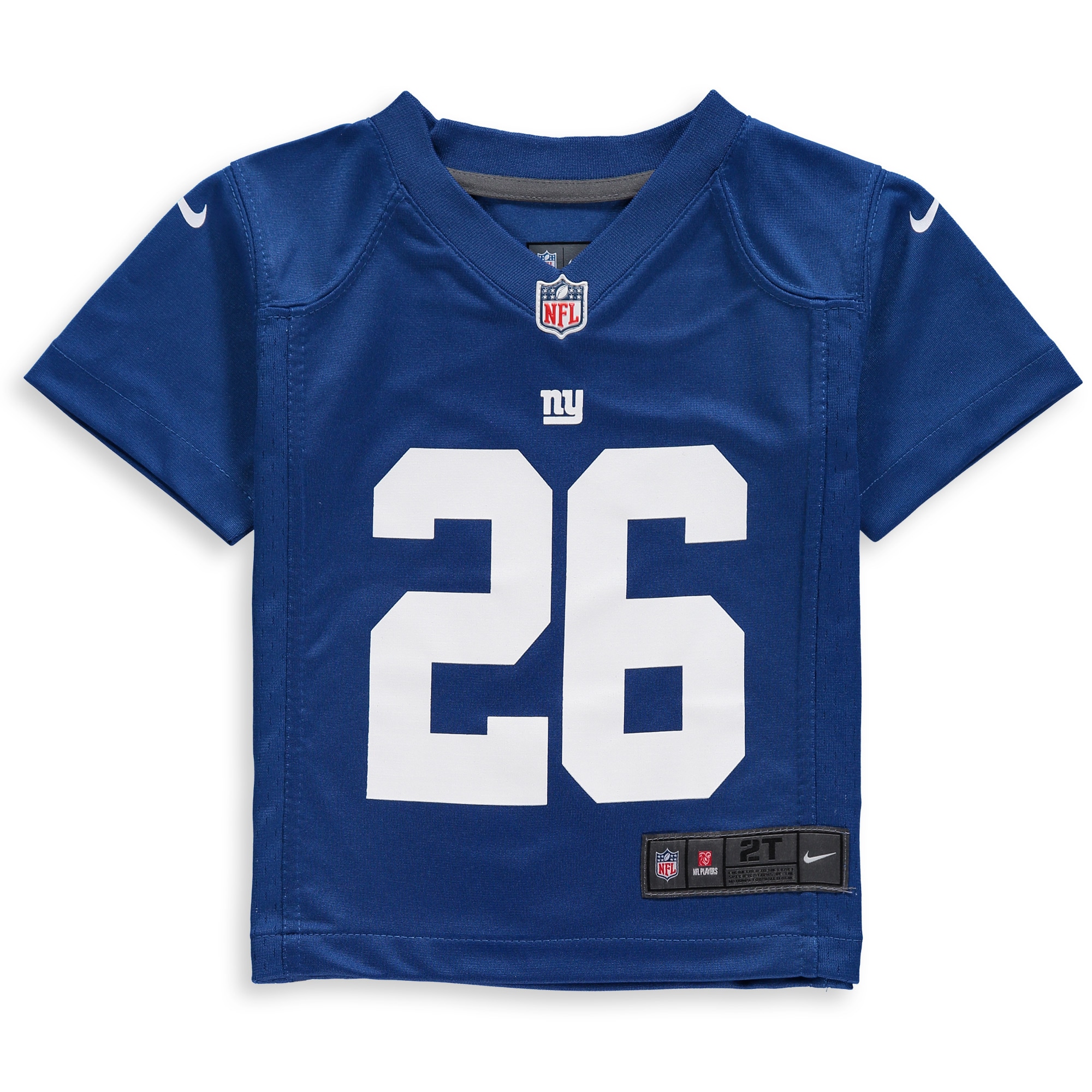 New York Giants toddler nike saquon barkley royal new york giants game jersey | Giants Shop