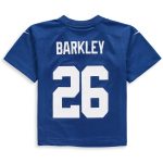 New York Giants toddler nike saquon barkley royal new york giants game jersey | Giants Shop