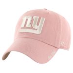 New York Giants womens 47 pink new york giants ballpark cheer dusty rose clean up adjustable hat | Giants Shop