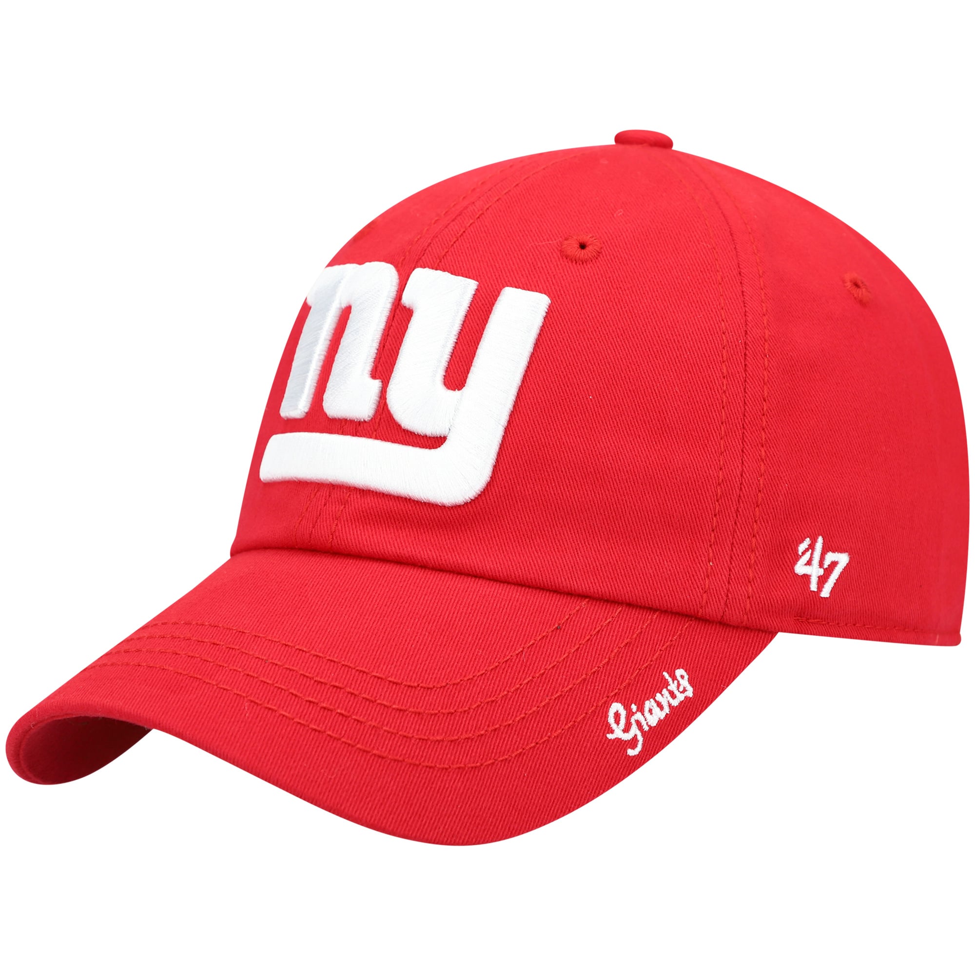 New York Giants womens 47 red new york giants miata clean up secondary adjustable hat | Giants Shop