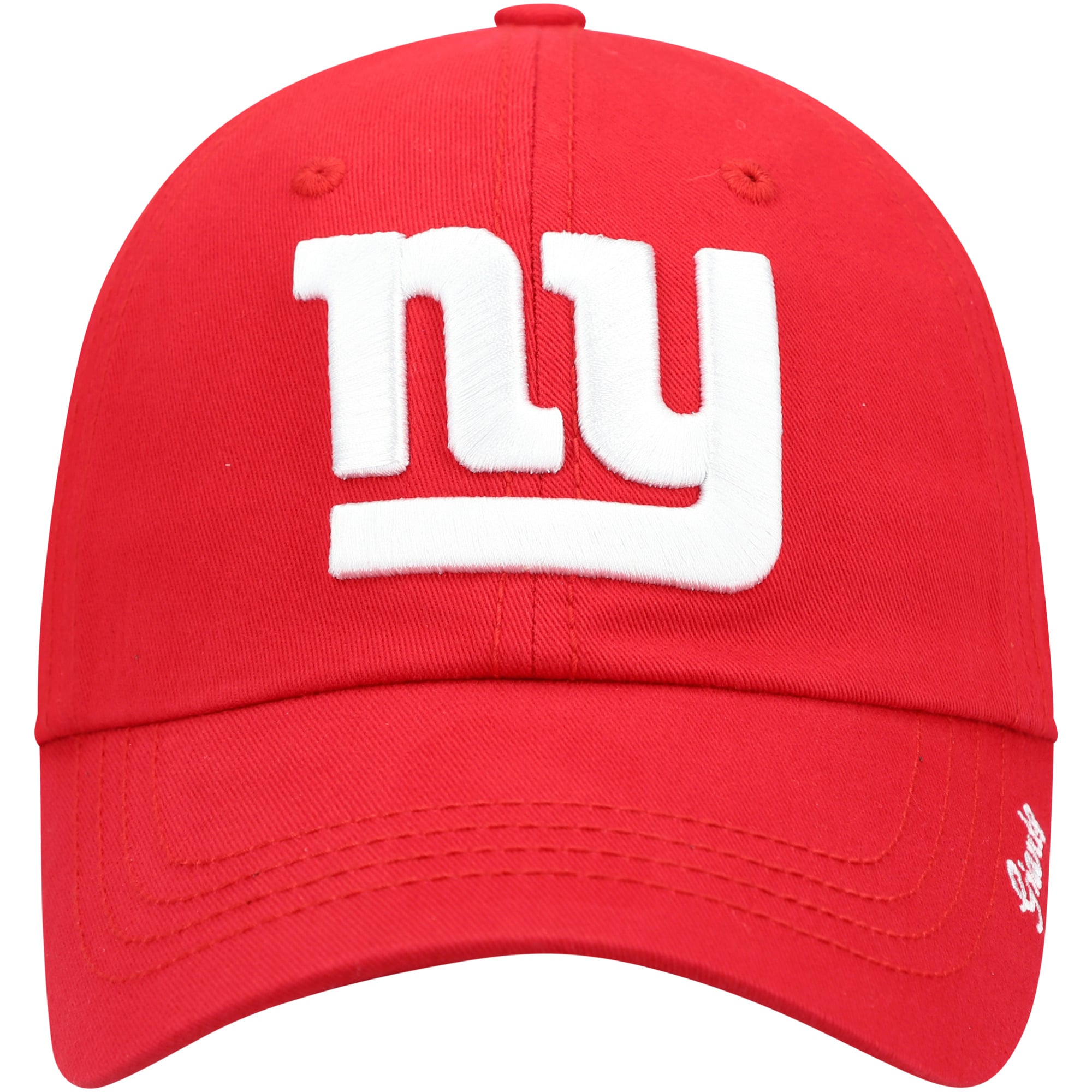 New York Giants womens 47 red new york giants miata clean up secondary adjustable hat | Giants Shop