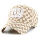 New York Giants womens 47 tan new york giants vibe check clean up adjustable hat | Giants Shop