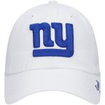 New York Giants womens 47 white new york giants miata clean up logo adjustable hat | Giants Shop