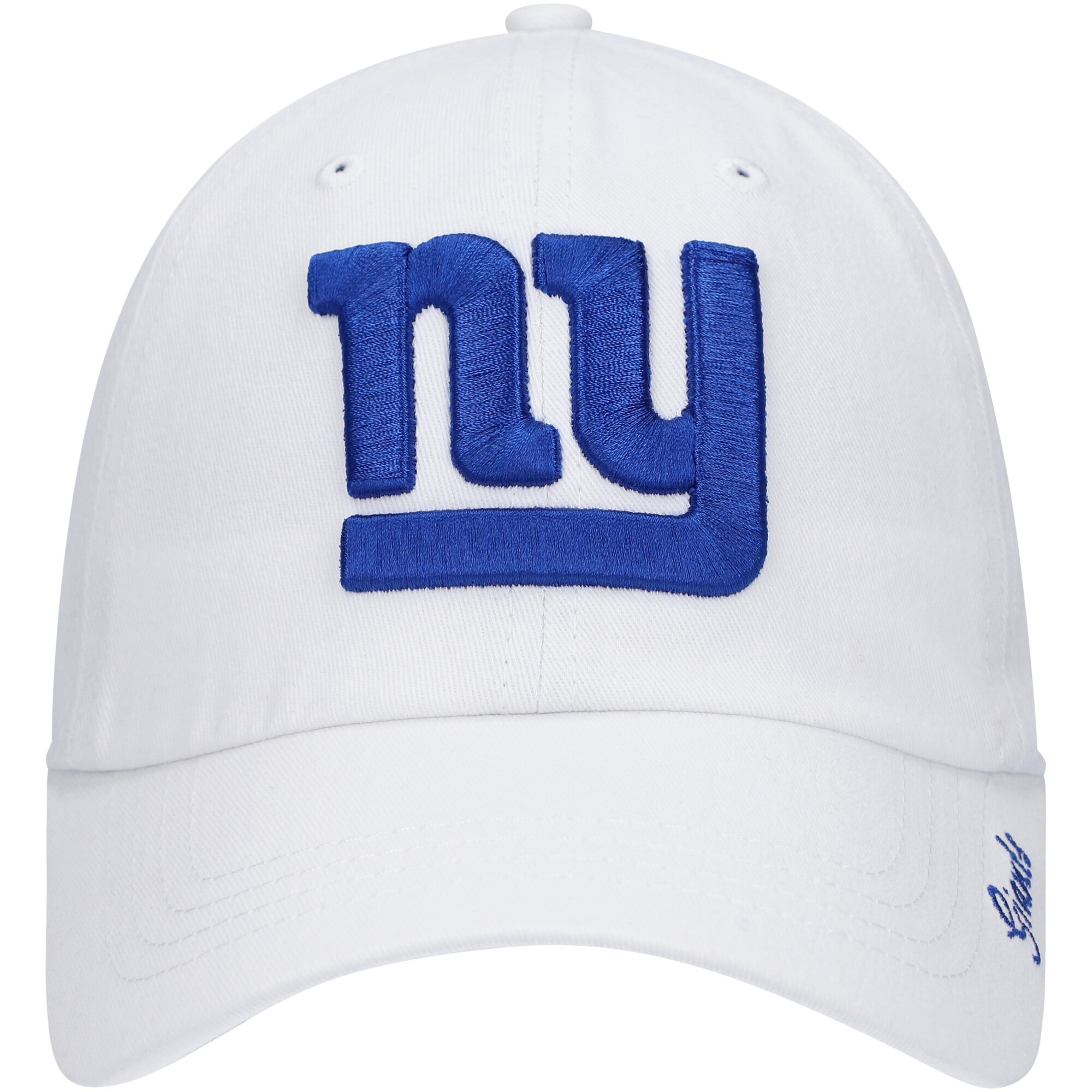 New York Giants womens 47 white new york giants miata clean up logo adjustable hat | Giants Shop