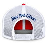 New York Giants womens fanatics red new york giants slogan trucker adjustable hat | Giants Shop